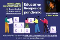 Jornada online para profesionales "Educar en tiempos de pandemia"