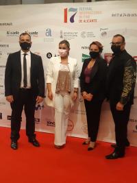 Mari Carmen Sánchez y María Conejero, en la Gala de Clausura del Festival de Cine