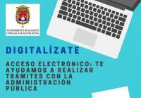 Ayuda con los trámites digitales y citas por teléfono
