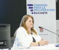 La concejala de Acción Social, Julia Llopis, en un pasado acto sobre la recuperación de Alicante