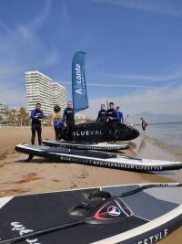 Actividad náutica realizada en el marco de la campana press trip en Alicante