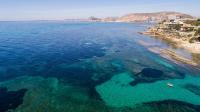 Una de las calas del Cabo de las Huertas