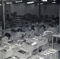 Fábrica de Juguetes Payá. 1959. Fotografía Eugenio Bañón.