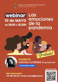 Conferencia On Line "LAS EMOCIONES DE LA PANDEMIA". Cristina Gutiérrez.