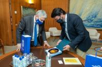 Recepción del alcalde de Alicante al embajador de Grecia