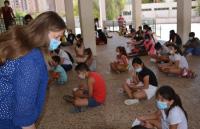 Julia Llopis, en una de las pasadas Escuelas de verano de Acción Social 