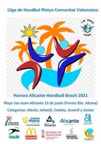 Cartel Handboll playa