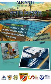 XXXIV Campeonato Natación con aletas