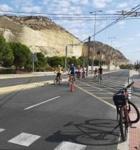 El Ayuntamiento mantiene peatonalizada la Cantera y el centro de Alicante los domingos y festivos 