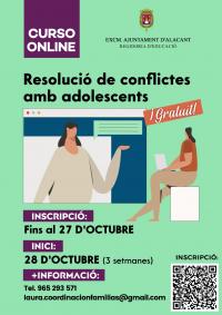 CURS ON LINE "Resolució de Conflictes amb Adolescents"