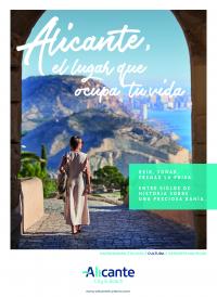 Cartel de la campaña "Alicante, el lugar que ocupa tu vida”