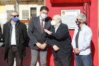 Presentación de la placa en recuerdo a la fundación del Alicante Club de Fútbol