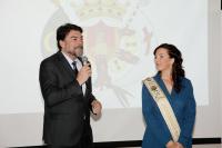 Luis Barcala en la presentación de Sonia Lorenzo como Abanderada Mayor