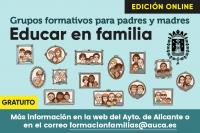 Grupos Formativos ONLINE para padres y madres "Educar en familia"