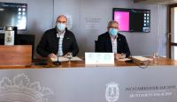 Manuel Villar y Antonio Manresa en la Junta de Gobierno Local