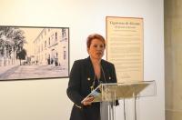María Conejero, concejala de Igualdad, en el acto de inauguración de la exposición