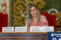 Mari Carmen Sánchez, vicealcaldesa de Alicante en el Pleno