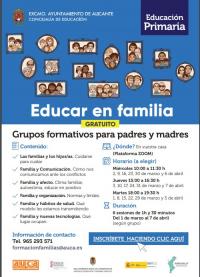 Grupos Formativos ONLINE para padres y madres "Educar en familia"