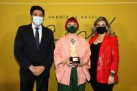 Luis Barcala y Mari Carmen Sánchez felicitan a María Zaragoza por su Premio Azorín