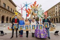 Foto: Daniel Marcos. La vicealcaldesa de Alicante y la de Zaragoza en la presentación de las Convivencias de las Belleas
