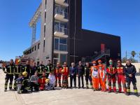 Bomberos del SPEIS en la celebración de la festividad de su patrón