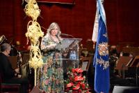 La vicealcaldesa Mari Carmen Sánchez en el Pregón de la Semana Santa
