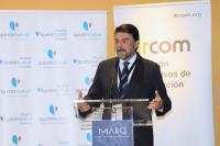 El alcalde, Luis Barcala, en la inauguración de las III Jornadas Dircom 