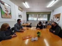 El concejal de Urbanismo en la última reunión con el IES Virgen del Remedio