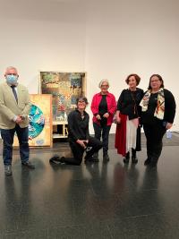 El concejal de Cultura, Antonio Manresa acude a la inauguración de la exposición de Teresa Lanceta en el MACBA de Barcelona