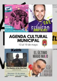 Agenda Cultural Municipal  del 13 al 19 de mayo