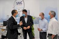 Luis Barcala y Antonio Peral en el SAIC