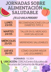 Jornadas alimentación saludable