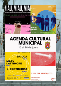 Agenda Cultural Municipal 10 al 16 de junio