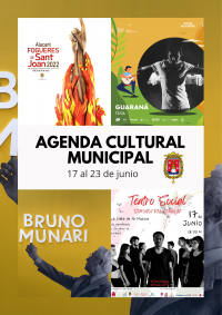 Agenda Cultural Municipal del 17 al 23 de junio