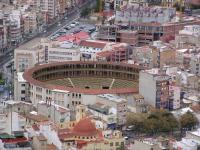 Foto aérea de la plaza de toros