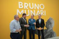 Inauguración de la exposición dedicada a Bruno Munari en el MACA