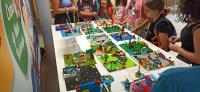 Visita de colegios a la exposición de maquetas legos