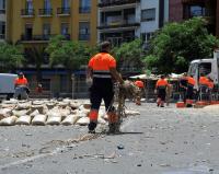 Dispositivo de limpieza en Hogueras