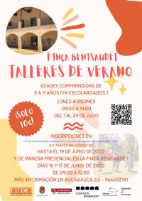 Talleres de verano de la nueva ludoteca de Benisaudet