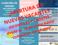 Nuevas plazas vacantes