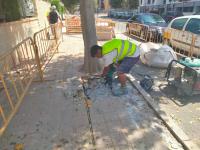 El Ayuntamiento invierte medio millón de euros para reparar y conservar 200 aceras