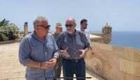 Visita de los concejales y arquitectos al Baluarte de la Mina