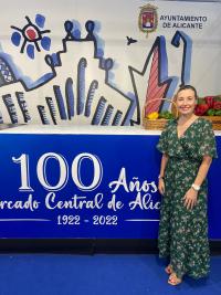 La concejala de Comercio y Hostelería, Lidia López en Alicante Gastronómica
