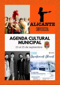Agenda Cultural Municipal del 23 al 25 de septiembre