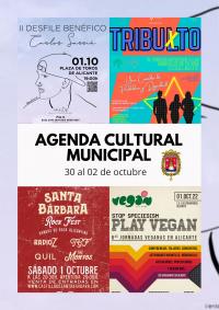 Agenda Cultural Municipal del 30 de septiembre al 2 de octubre