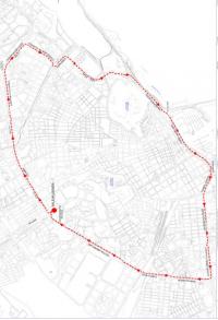 Plano del recorrido del Día de la Bici Plano del recorrido del Día de la Bici