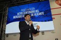El alcalde en la presentación de la programación de actos del centenario del Mercado Central El alcalde en la presentación de la programación de actos del centenario del Mercado Central
