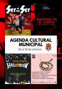 Agenda Cultural Municipal del 28 al 30 de octubre