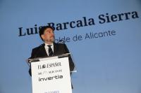 Luis Barcala, alcalde de Alicante, durante el II Foro Económico de El Español de Alicante “Liderazgo empresarial y perspectivas de futuro”