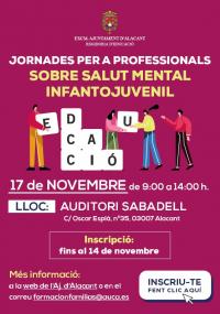 JORNADA PER A PROFESIONLES "La salut mental infantojuvenil"